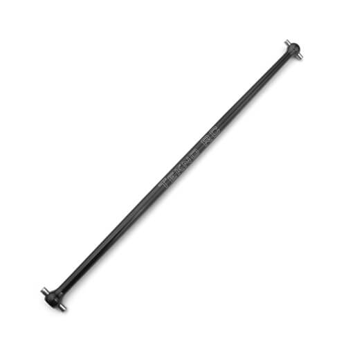 Tapered Driveshaft (center, front, 7075 aluminum, black ano, EB48/ET48)