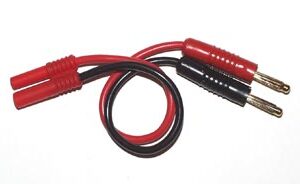 Cavo ricarica - banana - presa Gold 4 mm