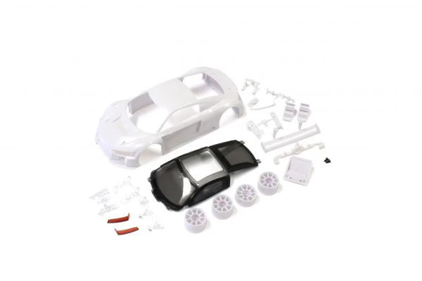 Carrosserie Mitsubishi Lancer EvoX Mini-Z + Jantes 4WD  A Mitsubishi Lancer Evox Mini Z Jantes 4wd A Peindre