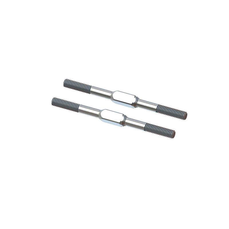 Steel Turnbuckle M4x60mm Silver (2): EXB