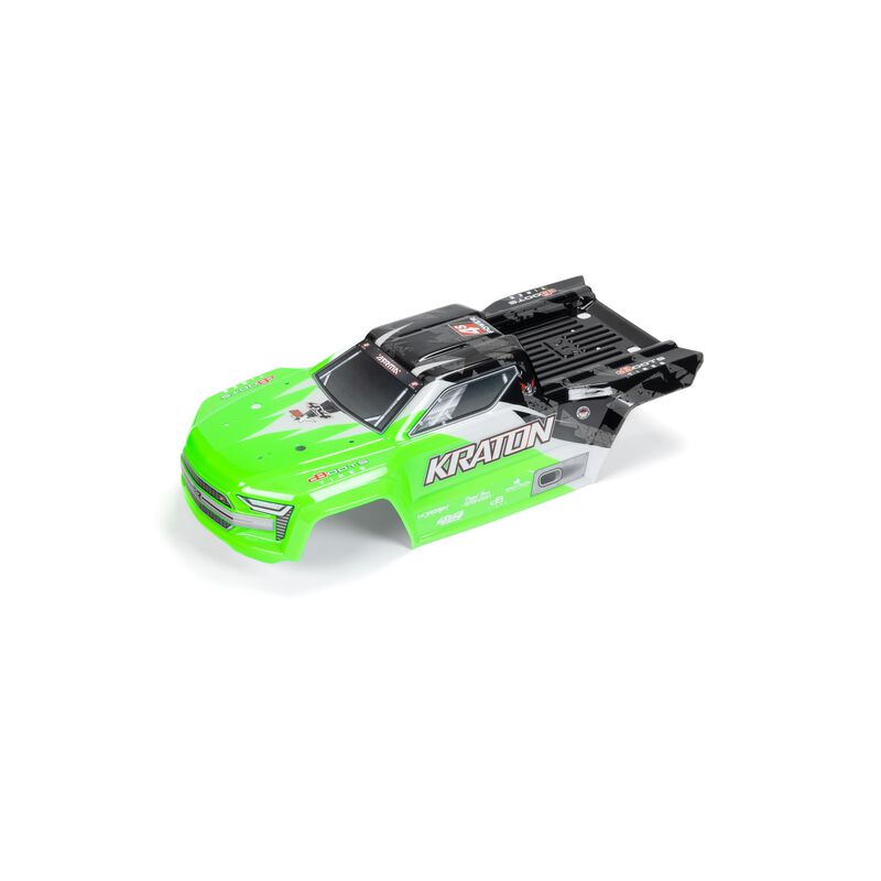 Painted Decaled Trimmed Body Green/Black: Kraton 4x4