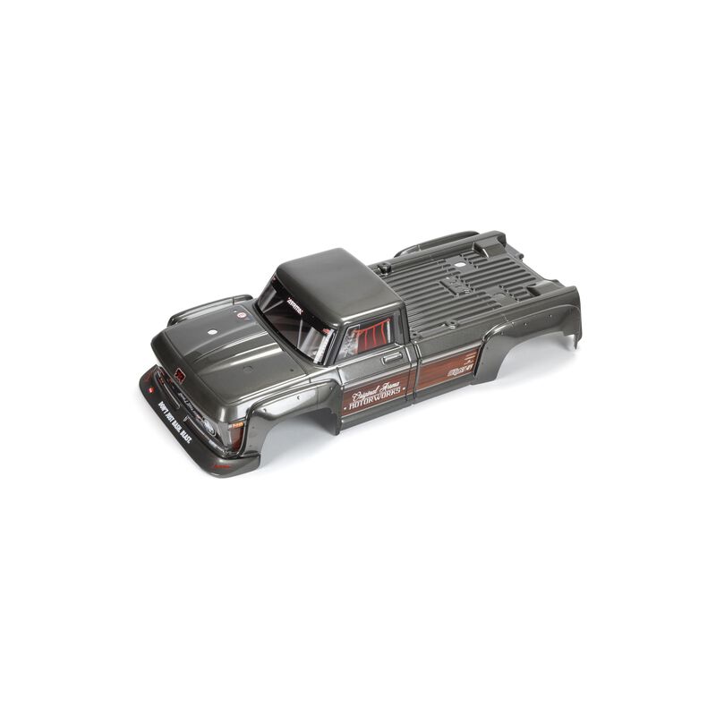 Painted Decaled Trimmed Body Gunmetal: Outcast 4x4