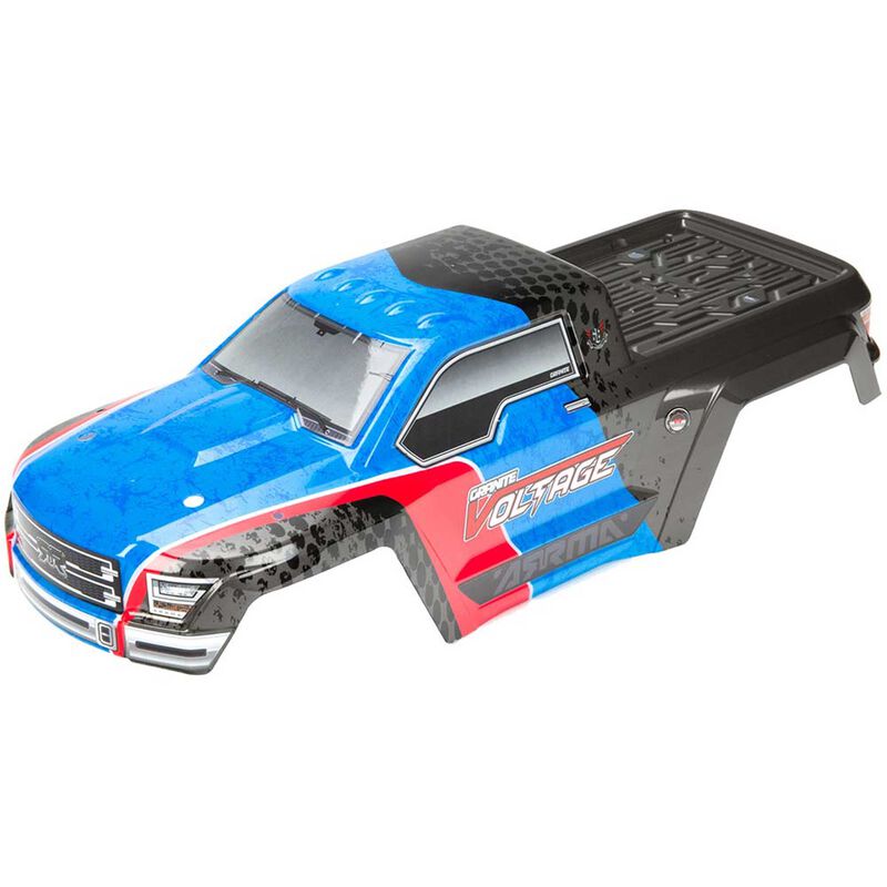 1/10 Painted Body with Decals Blue/Black: GRANITE  VOLTAGE