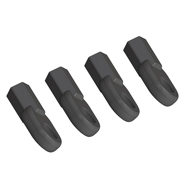 CORALLY BALL END 5.8MM COMPOS ITE 4 PCS