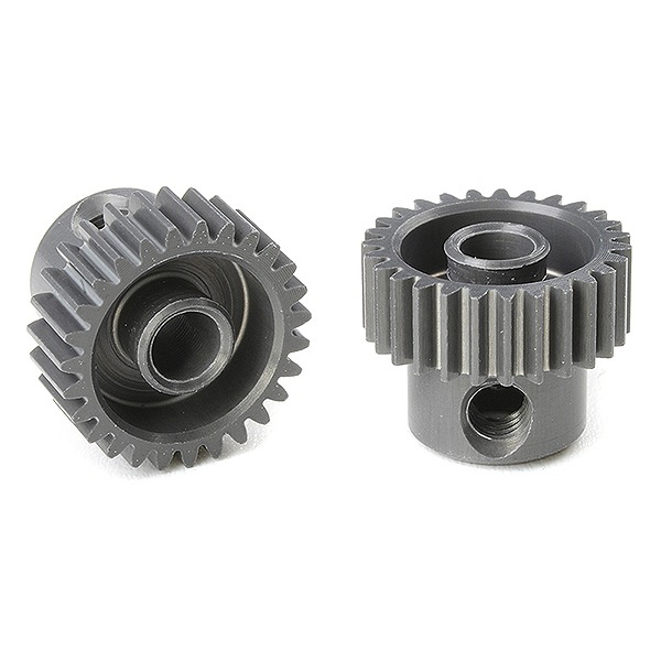 CORALLY 64 DP PINION SHORT HAR D ANODISED AL7075 27 TEETH SHA