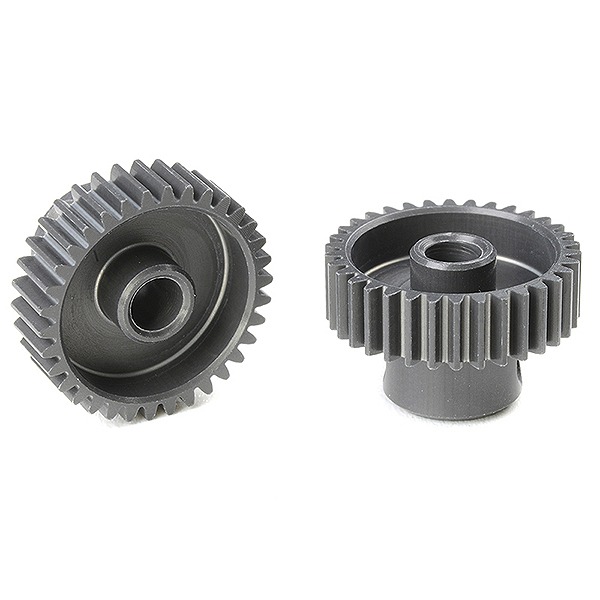 CORALLY 64 DP PINION SHORT HAR D ANODISED AL7075 34 TEETH SHA