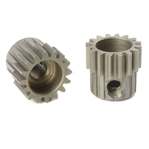 CORALLY 48 DP PINION SHORT HAR DENED STEEL 16 TEETH SHAFT DIA