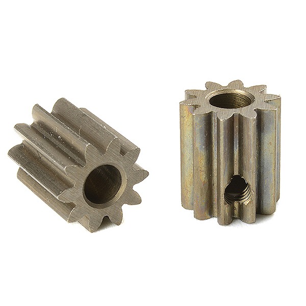 CORALLY M0.6 PINION SHORT HARD ENED STEEL 10 TEETH SHAFT DIA.