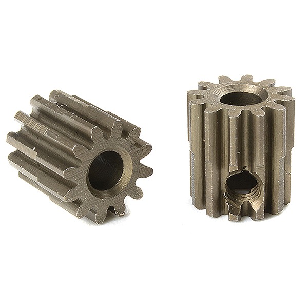 CORALLY M0.6 PINION SHORT HARD ENED STEEL 12 TEETH SHAFT DIA.