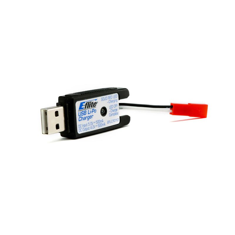 1S USB Li-Po Charger 500mA JST: 180 QX HD