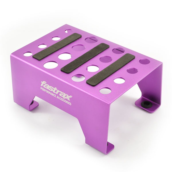 FASTRAX UNIVERSAL ALUMINIUM CAR STAND PURPLE