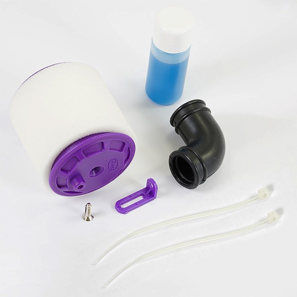 FASTRAX 1/8TH AIR FILTER w/OIL RE-BUILDABLE - PURPLE
