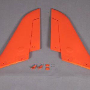 FMS 90MM SUPER SCORPION VERTICAL STABILIZER ORANGE