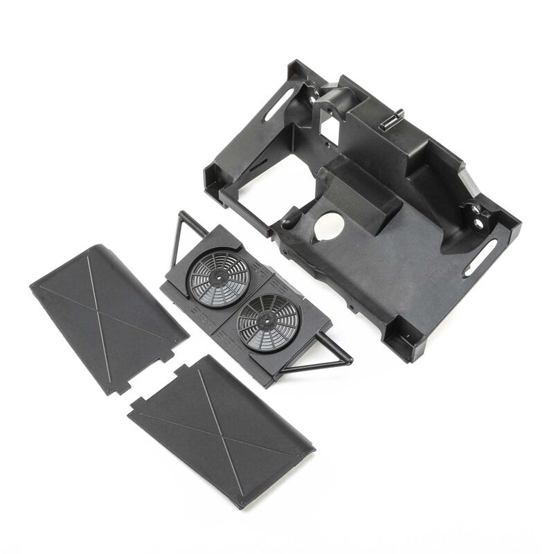 Rear Bulkhead Fan Panel Mud Guards: Super Baja Rey