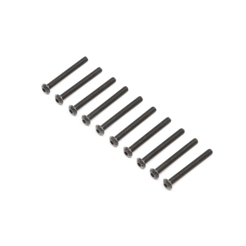 Button Head Screws Steel Black Oxide M4 x 35mm (10)