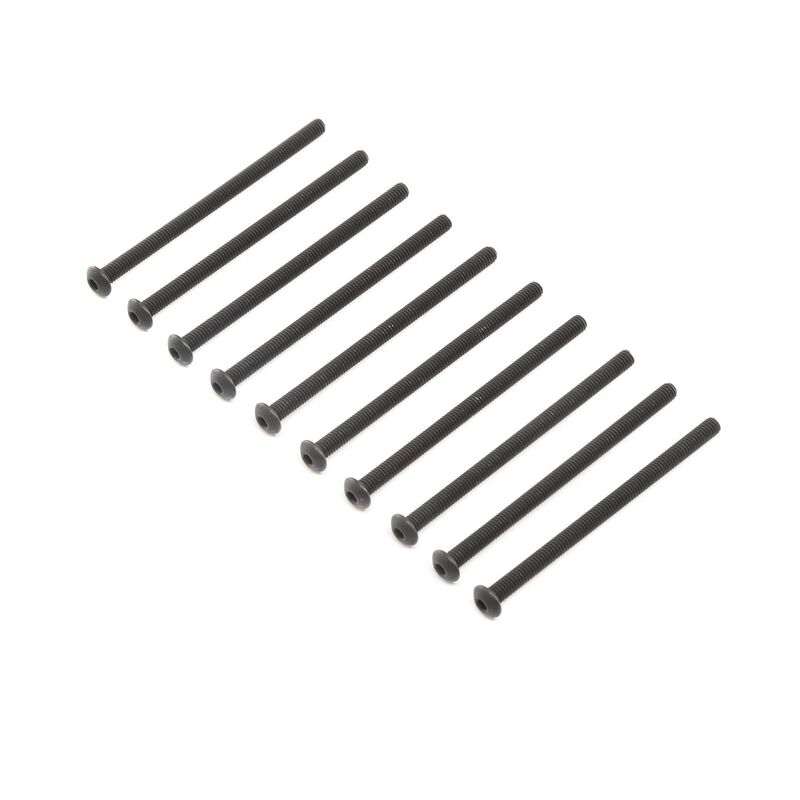 Button Head Screws Steel Black Oxide M4 x 65mm (10)