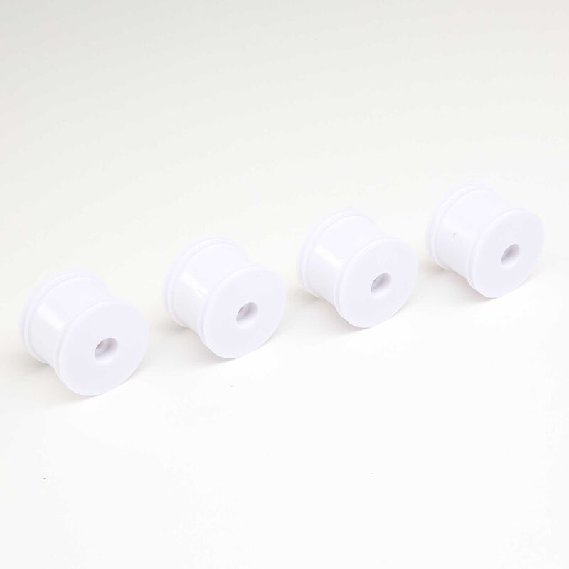 FR/RR Wheel White (4): Mini-T 2.0