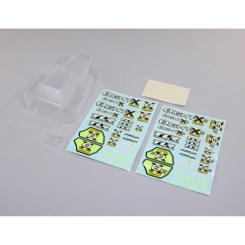 Body Set with Decals Clear: 8X 8XE 2.0
