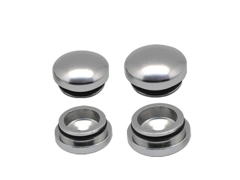 18MM & 22MM ALUMINUM END CAP - SILVER (4) ARROWMAX (TOOL CAP)