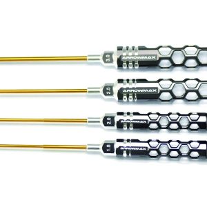 CACCIAVITE ESAGONALE SET 1.5 2.0 2.5&3.0x100MM 4-teilig Honeycomb ARROWMAX (NEW Honeycomb Tools)