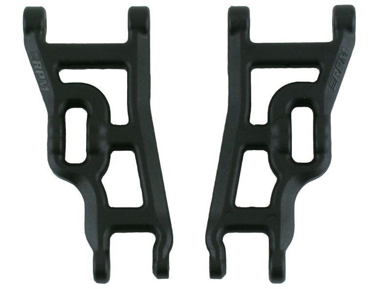 Braccetti anteriore nero Rustler & Stampede