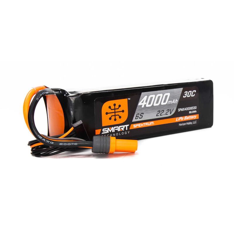 22.2V 4000mAh 6S 30C Smart LiPo Battery IC5