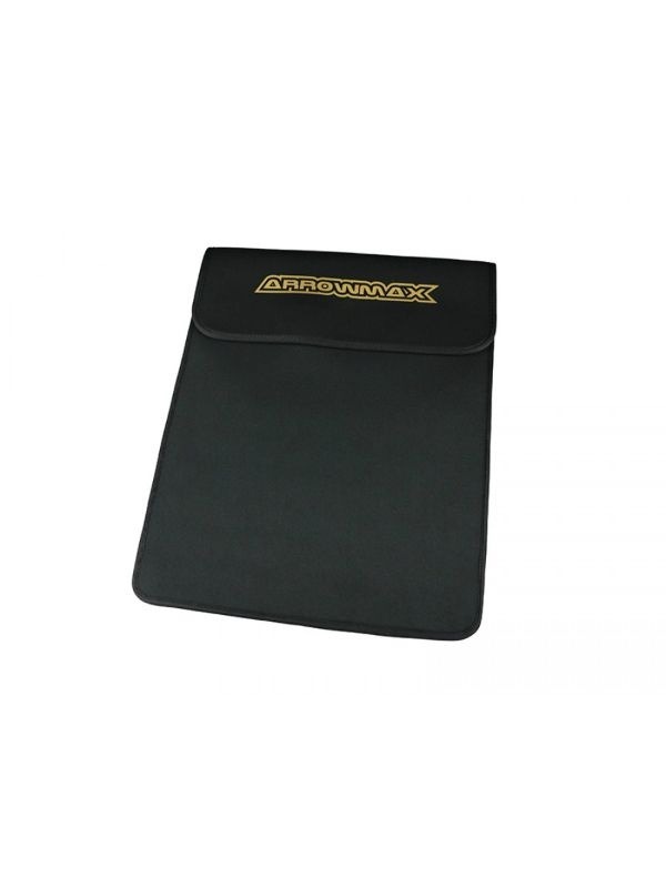 Bag For Graphite Set-Up Board (1/10 & 1/8 Cars) Black Golden ARROWMAX