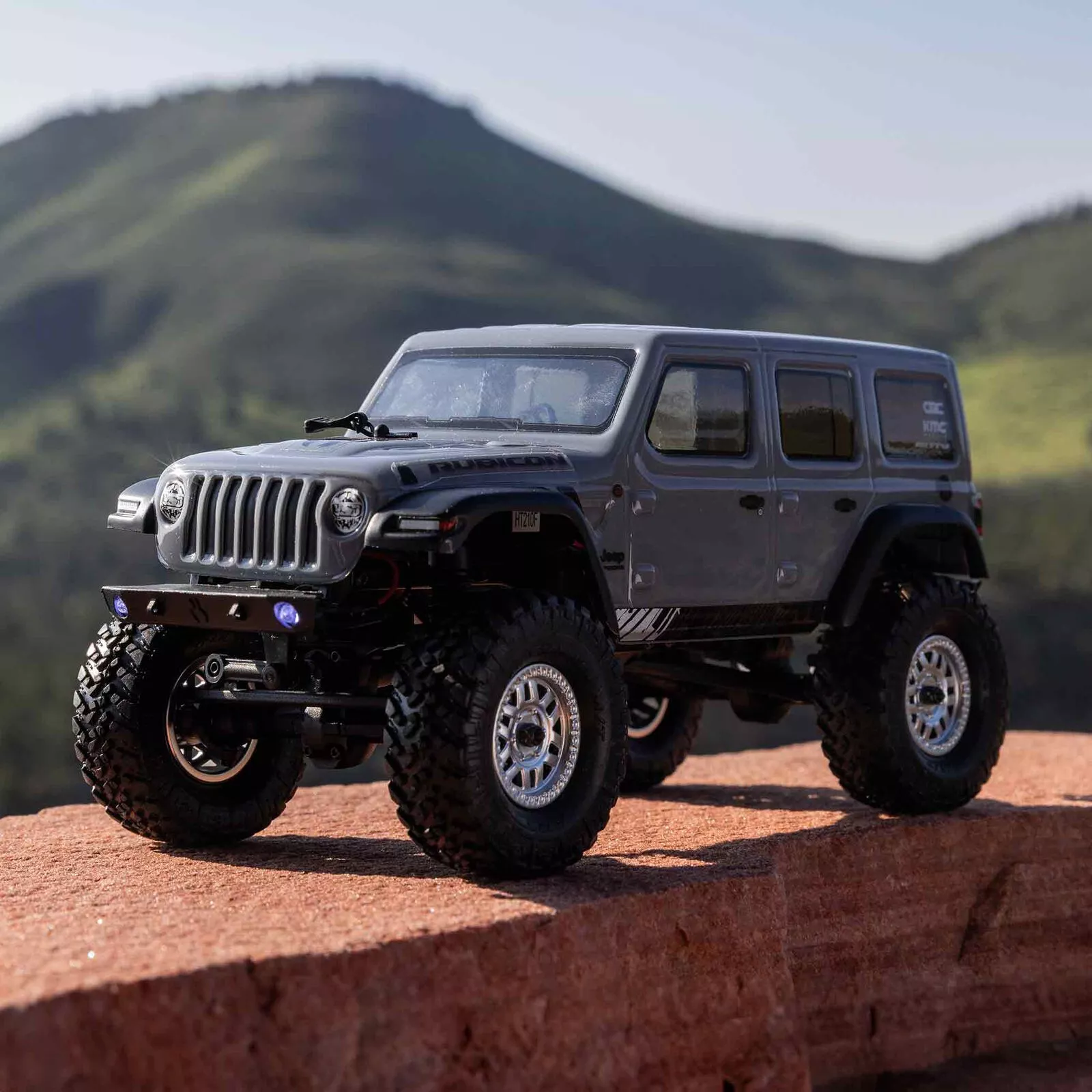1/24 SCX24 Jeep Wrangler JLU 4X4 Rock Crawler Brushed RTR Gray - immagine 2