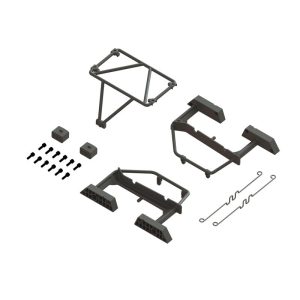 Desert Truck Body Roll Cage Set Black: GROM