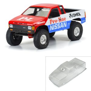 1/10 1987 Nissan Hardbody D21 Clear Body 12.3 (313mm) WB Crawlers