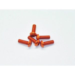 Alu Screw allen roundhead M4x12 Orange (7075) (5) ARROWMAX (Aluminum Screws (7075-T6 ))