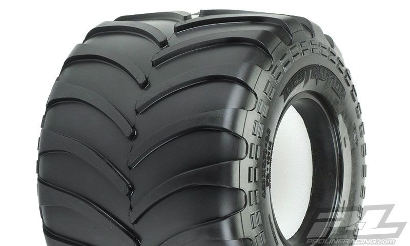 1/10 Prime F/R 2.8 Street MT Tires Mounted 12mm/14mm Black Raid (2)
