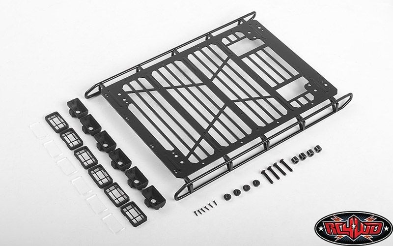 Adventure Roof Rack w/ Front and Rear Lights for Traxxas TRX RC4WD Mercedes-Benz G-500