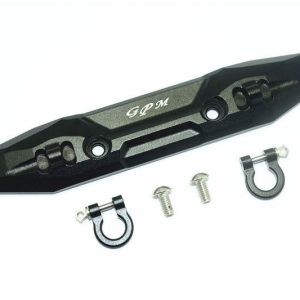 PARAURTI ANTERIORE IN ALLUMINIO CON ANELLI A D -SET 5 PEZZI nero GPM TRX 1/10 E-REVO