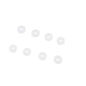 COLLARI IN DELRIN PER ERV027 - SET 8 PEZZI bianco GPM TRX 1/16 E-REVO
