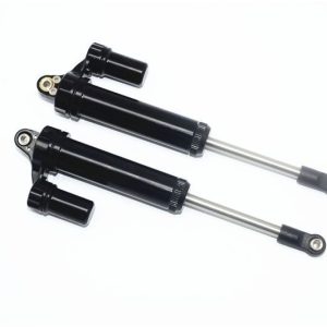 AMMORTIZZATORE INTERNO ANTERIORE A L A FORMA DI L IN ALLUMINIO (135MM) -SET 2 PEZZI GPM TRX UDR nero