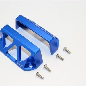 PROTEZIONE SERVO IN ALLUMINIO - SET 2 PZ blu GPM TRX 1/10 E-REVO vecchio e nuovo