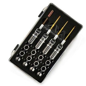 Mini Honeycomb Toolset 4 Pieces With Plastic Case ARROWMAX (Tool sets and bags)