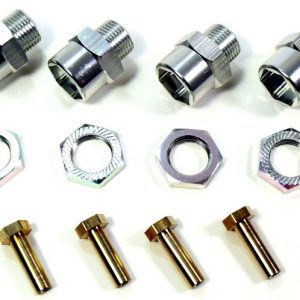 1:10 Alu. 12mm to 17mm extension rims hub (+15mm)