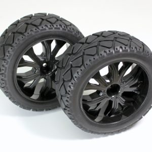 Wheel Set Buggy "Street" front black 1:10 (2)