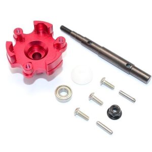 CUSCINETTO TRASMISSIONE IN ALLUMINIO con DRIVE IPt SFT-10PCS GPM TRX XMAXX 8S 6S rosso
