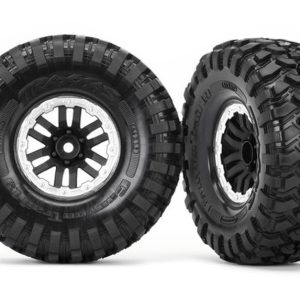 Gomme Canyon Trail 4.6x1.9" incollate su cerchi con anello satinato (2)