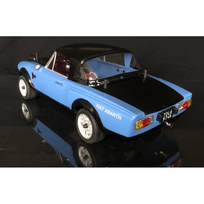 124 Abarth rally celeste-nera RTR - immagine 2