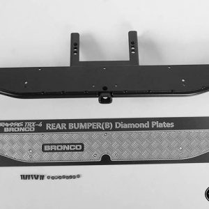 KS Rear Bumper for Traxxas TRX-4 '79 Bronco Ranger XLT RC4WD / (Black)