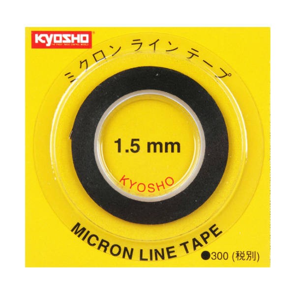 Filetto Per Decorazione Nero 1.5mm x 5m Kyosho
