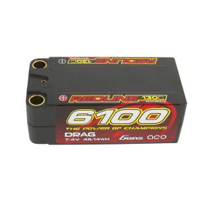Batteria Redline Series 6100mAh 7.4V 130C 2S2P HardCase 71# LiPo Battery