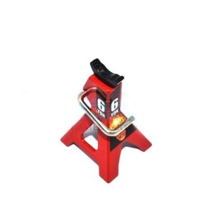ACCESSORI BILANCIA: CRIC DA AUTO PER CINGOLATI?No.6? -1PC SET rosso GPM ROADTECH SCALA ACCESSORI
