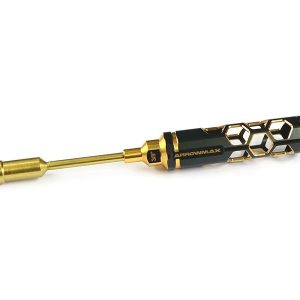 Nut Driver 3/8 (9.53mm) X 100mm Black Golden ARROWMAX (Honeycomb Tools Black Golden)