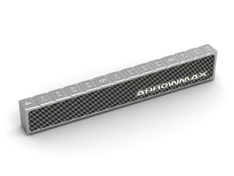 ULTRA-FINE CHASSIS DROOP GAUGE 4.0-6.6MM ARROWMAX (Setup Tools)