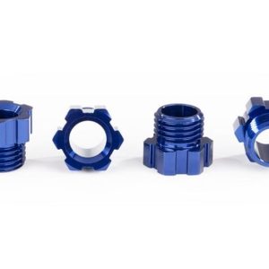 Mozzi Dadi per Cingoli 8880 alluminio Blu (4)